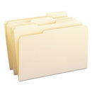 Smead® wholesale. Reinforced Tab Manila File Folders, 1-3-cut Tabs, Legal Size, 11 Pt. Manila, 100-box. HSD Wholesale: Janitorial Supplies, Breakroom Supplies, Office Supplies.