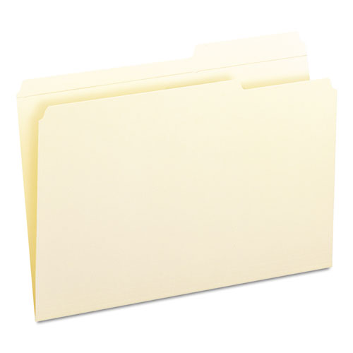 Smead® wholesale. Reinforced Guide Height File Folders, 2-5-cut Tabs, Right Of Center, Legal Size, Manila, 100-box. HSD Wholesale: Janitorial Supplies, Breakroom Supplies, Office Supplies.