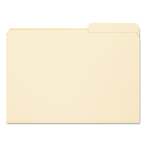 Smead® wholesale. Reinforced Guide Height File Folders, 2-5-cut Tabs, Right Of Center, Legal Size, Manila, 100-box. HSD Wholesale: Janitorial Supplies, Breakroom Supplies, Office Supplies.