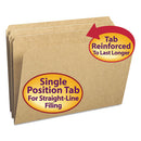 Smead® wholesale. Heavyweight Kraft File Folders, Straight Tab, Legal Size, 11 Pt. Kraft, 100-box. HSD Wholesale: Janitorial Supplies, Breakroom Supplies, Office Supplies.