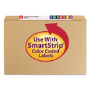 Smead® wholesale. Heavyweight Kraft File Folders, Straight Tab, Legal Size, 11 Pt. Kraft, 100-box. HSD Wholesale: Janitorial Supplies, Breakroom Supplies, Office Supplies.