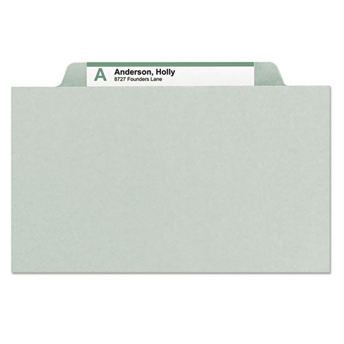 Smead® wholesale. Expanding Recycled Heavy Pressboard Folders, 1-3-cut Tabs, 2" Expansion, Legal Size, Gray-green, 25-box. HSD Wholesale: Janitorial Supplies, Breakroom Supplies, Office Supplies.