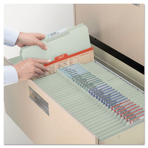 Smead® wholesale. Expanding Recycled Heavy Pressboard Folders, 1-3-cut Tabs, 2" Expansion, Legal Size, Gray-green, 25-box. HSD Wholesale: Janitorial Supplies, Breakroom Supplies, Office Supplies.