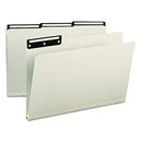 Smead® wholesale. Recycled Heavy Pressboard File Folders With Insertable Metal Tabs, 1-3-cut Tabs, Legal Size, Gray-green, 25-box. HSD Wholesale: Janitorial Supplies, Breakroom Supplies, Office Supplies.