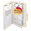 Smead® wholesale. Manila Four- And Six-section Top Tab Classification Folders, 1 Divider, Legal Size, Manila, 10-box. HSD Wholesale: Janitorial Supplies, Breakroom Supplies, Office Supplies.