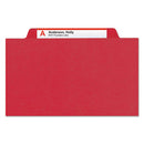 Smead® wholesale. Four-section Pressboard Top Tab Classification Folders With Safeshield Fasteners, 1 Divider, Legal Size, Bright Red, 10-box. HSD Wholesale: Janitorial Supplies, Breakroom Supplies, Office Supplies.