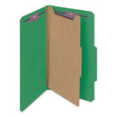 Smead® wholesale. Four-section Pressboard Top Tab Classification Folders With Safeshield Fasteners, 1 Divider, Legal Size, Green, 10-box. HSD Wholesale: Janitorial Supplies, Breakroom Supplies, Office Supplies.