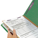 Smead® wholesale. Four-section Pressboard Top Tab Classification Folders With Safeshield Fasteners, 1 Divider, Legal Size, Green, 10-box. HSD Wholesale: Janitorial Supplies, Breakroom Supplies, Office Supplies.