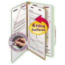 Smead® wholesale. Pressboard Classification Folders With Safeshield Coated Fasteners, 2-5 Cut, 1 Divider, Legal Size, Gray-green, 10-box. HSD Wholesale: Janitorial Supplies, Breakroom Supplies, Office Supplies.