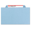 Smead® wholesale. Six-section Pressboard Top Tab Classification Folders With Safeshield Fasteners, 2 Dividers, Legal Size, Blue, 10-box. HSD Wholesale: Janitorial Supplies, Breakroom Supplies, Office Supplies.