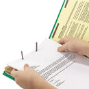 Smead® wholesale. Six-section Pressboard Top Tab Classification Folders With Safeshield Fasteners, 2 Dividers, Legal Size, Green, 10-box. HSD Wholesale: Janitorial Supplies, Breakroom Supplies, Office Supplies.