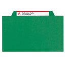 Smead® wholesale. Six-section Pressboard Top Tab Classification Folders With Safeshield Fasteners, 2 Dividers, Legal Size, Green, 10-box. HSD Wholesale: Janitorial Supplies, Breakroom Supplies, Office Supplies.