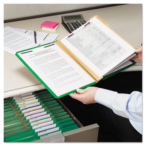 Smead® wholesale. Six-section Pressboard Top Tab Classification Folders With Safeshield Fasteners, 2 Dividers, Legal Size, Green, 10-box. HSD Wholesale: Janitorial Supplies, Breakroom Supplies, Office Supplies.