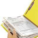 Smead® wholesale. Six-section Pressboard Top Tab Classification Folders With Safeshield Fasteners, 2 Dividers, Legal Size, Yellow, 10-box. HSD Wholesale: Janitorial Supplies, Breakroom Supplies, Office Supplies.