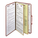 Smead® wholesale. Pressboard Classification Folders With Safeshield Coated Fasteners, 2-5 Cut, 2 Dividers, Legal Size, Red, 10-box. HSD Wholesale: Janitorial Supplies, Breakroom Supplies, Office Supplies.
