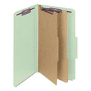 Smead® wholesale. Pressboard Classification Folders With Safeshield Coated Fasteners, 2-5 Cut, 2 Dividers, Legal Size, Gray-green, 10-box. HSD Wholesale: Janitorial Supplies, Breakroom Supplies, Office Supplies.