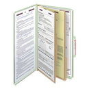 Smead® wholesale. Pressboard Classification Folders With Safeshield Coated Fasteners, 2-5 Cut, 2 Dividers, Legal Size, Gray-green, 10-box. HSD Wholesale: Janitorial Supplies, Breakroom Supplies, Office Supplies.