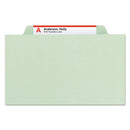 Smead® wholesale. Pressboard Classification Folders With Safeshield Coated Fasteners, 2-5 Cut, 2 Dividers, Legal Size, Gray-green, 10-box. HSD Wholesale: Janitorial Supplies, Breakroom Supplies, Office Supplies.
