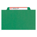 Smead® wholesale. 6-section Pressboard Top Tab Pocket-style Classification Folders With Safeshield Fasteners, 2 Dividers, Legal, Green, 10-bx. HSD Wholesale: Janitorial Supplies, Breakroom Supplies, Office Supplies.