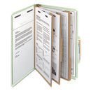 Smead® wholesale. Pressboard Classification Folders With Safeshield Coated Fasteners, 2-5 Cut, 3 Dividers, Legal Size, Gray-green, 10-box. HSD Wholesale: Janitorial Supplies, Breakroom Supplies, Office Supplies.
