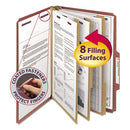 Smead® wholesale. Pressboard Classification Folders With Safeshield Coated Fasteners, 2-5 Cut, 3 Dividers, Legal Size, Red, 10-box. HSD Wholesale: Janitorial Supplies, Breakroom Supplies, Office Supplies.