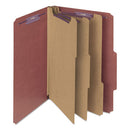 Smead® wholesale. Pressboard Classification Folders With Safeshield Coated Fasteners, 2-5 Cut, 3 Dividers, Legal Size, Red, 10-box. HSD Wholesale: Janitorial Supplies, Breakroom Supplies, Office Supplies.