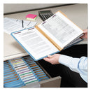 Smead® wholesale. Eight-section Pressboard Top Tab Classification Folders With Safeshield Fasteners, 3 Dividers, Legal Size, Blue, 10-box. HSD Wholesale: Janitorial Supplies, Breakroom Supplies, Office Supplies.