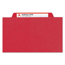Smead® wholesale. Eight-section Pressboard Top Tab Classification Folders With Safeshield Fasteners, 3 Dividers, Legal Size, Bright Red, 10-box. HSD Wholesale: Janitorial Supplies, Breakroom Supplies, Office Supplies.