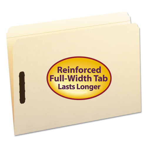 Smead® wholesale. Top Tab 2-fastener Folders, Straight Tab, Legal Size, 11 Pt. Manila, 50-box. HSD Wholesale: Janitorial Supplies, Breakroom Supplies, Office Supplies.