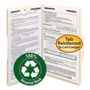 Smead® wholesale. Top Tab 2-fastener Folders, 1-3-cut Tabs, Legal Size, 11 Pt. Manila, 50-box. HSD Wholesale: Janitorial Supplies, Breakroom Supplies, Office Supplies.