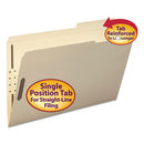 Smead® wholesale. Top Tab 2-fastener Folders, 2-5-cut Tabs, Right Of Center, Legal Size, 11 Pt. Manila, 50-box. HSD Wholesale: Janitorial Supplies, Breakroom Supplies, Office Supplies.