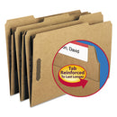 Smead® wholesale. Top Tab 2-fastener Folders, 1-3-cut Tabs, Legal Size, 11 Pt. Kraft, 50-box. HSD Wholesale: Janitorial Supplies, Breakroom Supplies, Office Supplies.