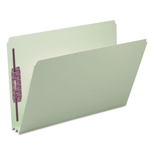 Smead® wholesale. Recycled Pressboard Folders With Two Safeshield Coated Fasteners, Straight Tab, 2" Expansion, Legal Size, Gray-green, 25-box. HSD Wholesale: Janitorial Supplies, Breakroom Supplies, Office Supplies.