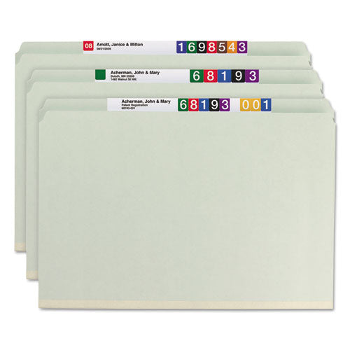 Smead® wholesale. Recycled Pressboard Folders With Two Safeshield Coated Fasteners, Straight Tab, 2" Expansion, Legal Size, Gray-green, 25-box. HSD Wholesale: Janitorial Supplies, Breakroom Supplies, Office Supplies.