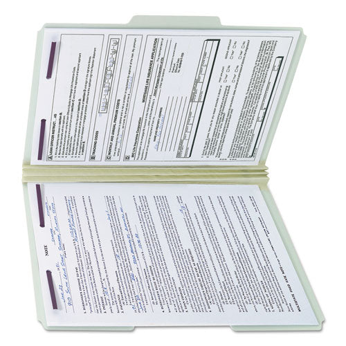 Smead® wholesale. Recycled Pressboard Folders With Two Safeshield Coated Fasteners, 1-3-cut Tabs, 3" Expansion, Legal Size, Gray-green, 25-box. HSD Wholesale: Janitorial Supplies, Breakroom Supplies, Office Supplies.