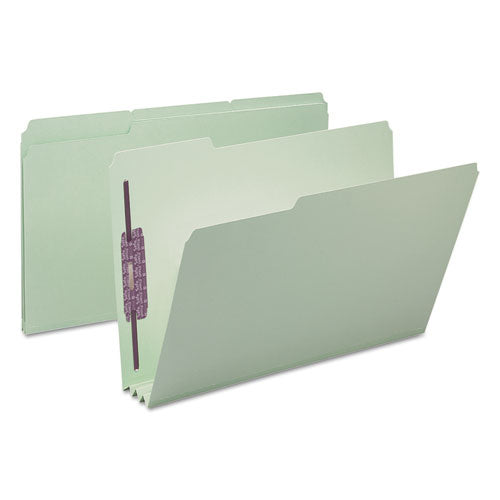 Smead® wholesale. Recycled Pressboard Folders With Two Safeshield Coated Fasteners, 1-3-cut Tabs, 3" Expansion, Legal Size, Gray-green, 25-box. HSD Wholesale: Janitorial Supplies, Breakroom Supplies, Office Supplies.