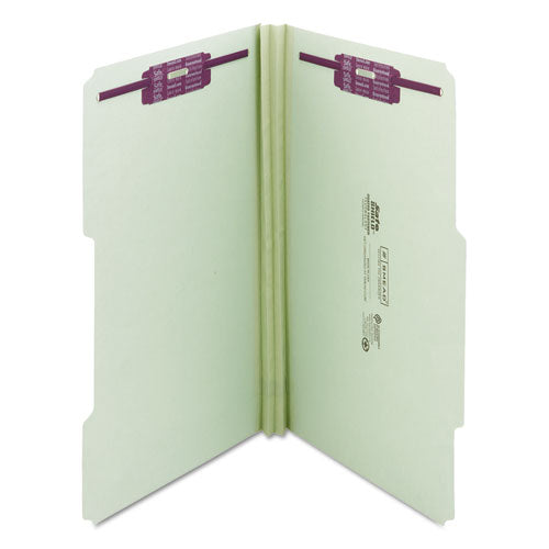 Smead® wholesale. Recycled Pressboard Folders W-two Safeshield Fasteners, 2-5-cut Tabs, Right Of Center, 2" Exp, Legal Size, Gray-green, 25-box. HSD Wholesale: Janitorial Supplies, Breakroom Supplies, Office Supplies.