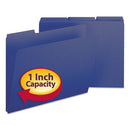 Smead® wholesale. Expanding Recycled Heavy Pressboard Folders, 1-3-cut Tabs, 1" Expansion, Letter Size, Dark Blue, 25-box. HSD Wholesale: Janitorial Supplies, Breakroom Supplies, Office Supplies.