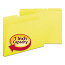 Smead® wholesale. Expanding Recycled Heavy Pressboard Folders, 1-3-cut Tabs, 1" Expansion, Letter Size, Yellow, 25-box. HSD Wholesale: Janitorial Supplies, Breakroom Supplies, Office Supplies.