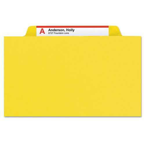 Smead® wholesale. Expanding Recycled Heavy Pressboard Folders, 1-3-cut Tabs, 1" Expansion, Letter Size, Yellow, 25-box. HSD Wholesale: Janitorial Supplies, Breakroom Supplies, Office Supplies.