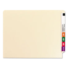 Load image into Gallery viewer, Smead® wholesale. 100% Recycled Manila End Tab Folders, Straight Tab, Letter Size, 100-box. HSD Wholesale: Janitorial Supplies, Breakroom Supplies, Office Supplies.