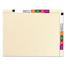 Smead® wholesale. Heavyweight Manila End Tab Conversion File Folders, Straight Tab, Letter Size, 100-box. HSD Wholesale: Janitorial Supplies, Breakroom Supplies, Office Supplies.