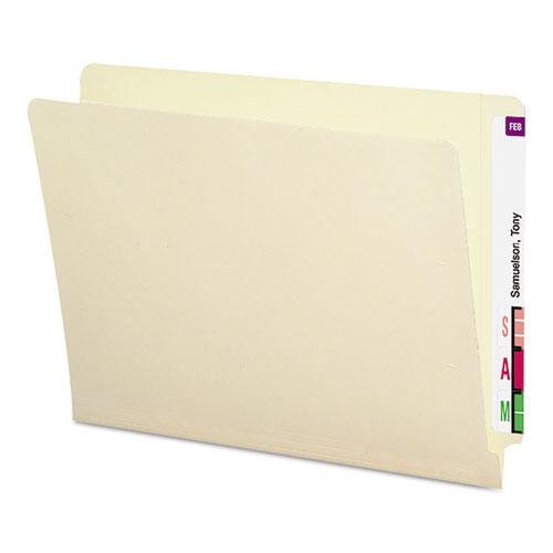 Smead® wholesale. Shelf-master Heavyweight Manila End Tab Folders, Straight Tab, Letter Size, 50-box. HSD Wholesale: Janitorial Supplies, Breakroom Supplies, Office Supplies.