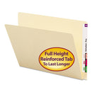 Smead® wholesale. Extended End Tab Manila Folders, Straight Tab, Letter Size, 100-box. HSD Wholesale: Janitorial Supplies, Breakroom Supplies, Office Supplies.