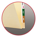 Smead® wholesale. Extended End Tab Manila Folders, Straight Tab, Letter Size, 100-box. HSD Wholesale: Janitorial Supplies, Breakroom Supplies, Office Supplies.