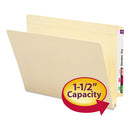 Smead® wholesale. Heavyweight Manila End Tab Expansion Folders, Straight Tab, Letter Size, 50-box. HSD Wholesale: Janitorial Supplies, Breakroom Supplies, Office Supplies.