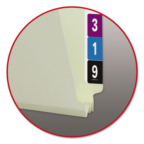 Smead® wholesale. Extra-heavy Recycled Pressboard End Tab Folders, Straight Tab, 2" Expansion, Letter Size, Gray-green, 25-box. HSD Wholesale: Janitorial Supplies, Breakroom Supplies, Office Supplies.
