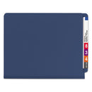Smead® wholesale. End Tab Pressboard Classification Folders With Safeshield Fasteners, 2 Dividers, Letter Size, Dark Blue, 10-box. HSD Wholesale: Janitorial Supplies, Breakroom Supplies, Office Supplies.
