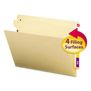 Smead® wholesale. Manila End Tab Classification Folders, 1 Divider, Letter Size, Manila, 10-box. HSD Wholesale: Janitorial Supplies, Breakroom Supplies, Office Supplies.
