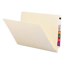 Smead® wholesale. Heavyweight Manila End Tab Folders, 9.5" Front, 1-ply Straight Tab, Legal Size, 100-box. HSD Wholesale: Janitorial Supplies, Breakroom Supplies, Office Supplies.